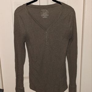 Olive Green Thermal Shirt